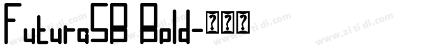 FuturaSB Bold字体转换